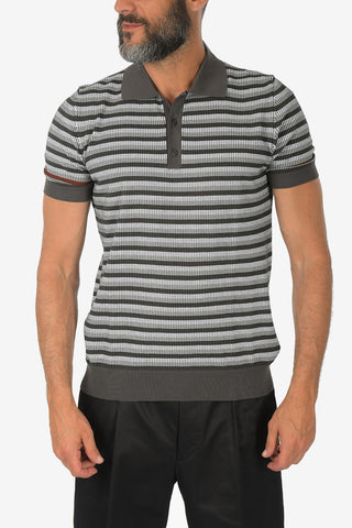 Polo in Maglia a Righe