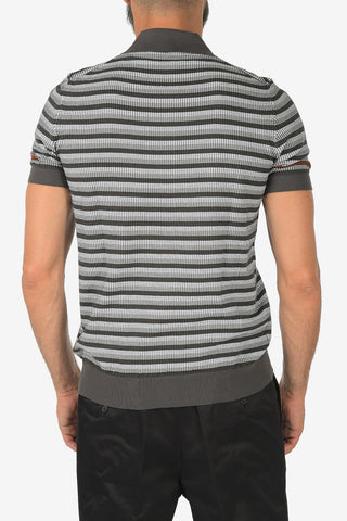 Polo in Maglia a Righe