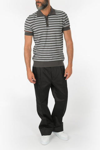 Polo in Maglia a Righe