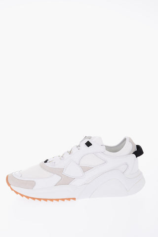 leather and fabric EZE MONDIAL RESEAU sneakers