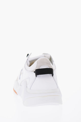 leather and fabric EZE MONDIAL RESEAU sneakers