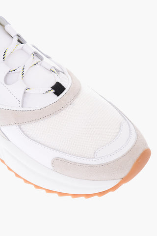 leather and fabric EZE MONDIAL RESEAU sneakers