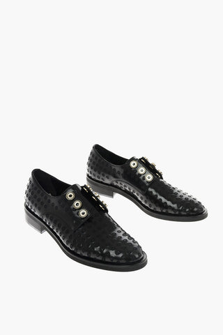 leather Derby shoes without strings