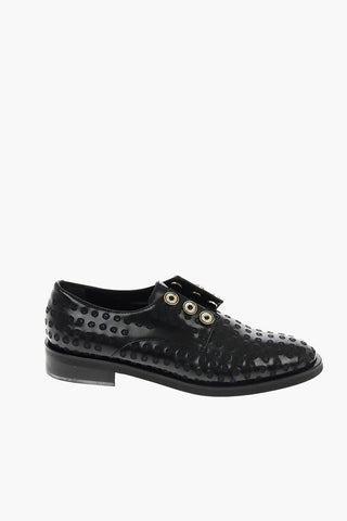 leather Derby shoes without strings