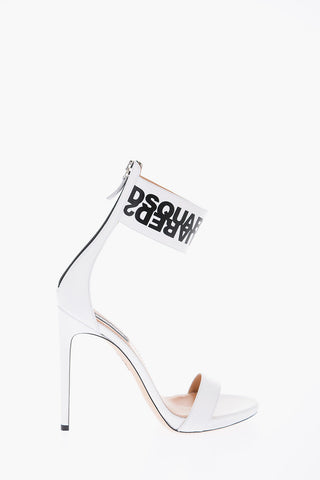 11 cm leather Ankle-strap sandals