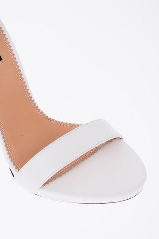11 cm leather Ankle-strap sandals