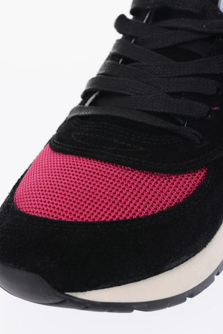suede leather and fabric MONTECARLO sneakers
