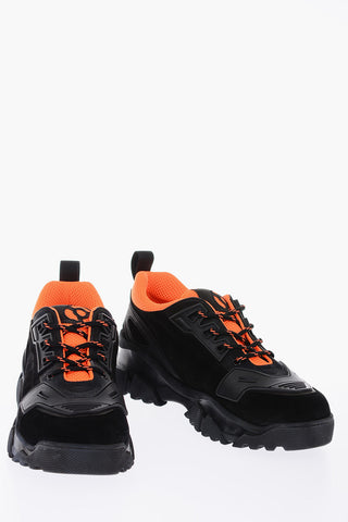 NOOVA Suede Leather and Fabric ROBOT Sneakers