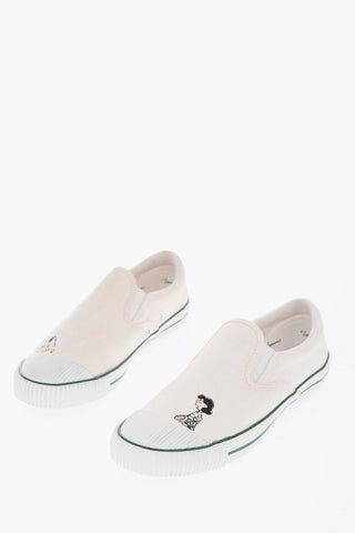 PEANUTS fabric Slip on sneakers