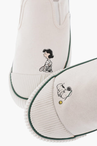 PEANUTS fabric Slip on sneakers