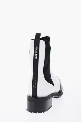 leather and fabric ELICA Chelsea boots