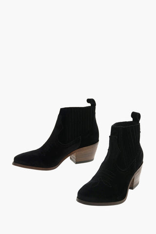 6cm fabric Ankle boots