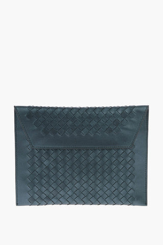 Braided Leather Pouches Set