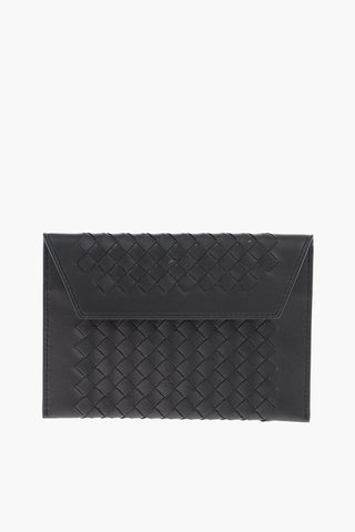 Braided Leather Pouches Set