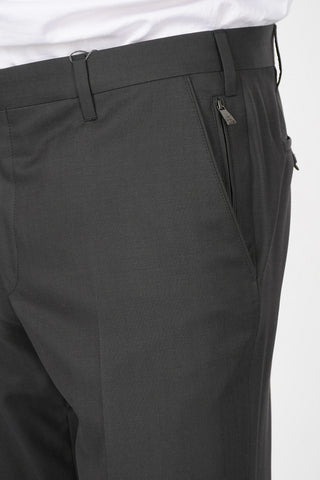 pantalone senza orlo ACADEMY in lana vergine