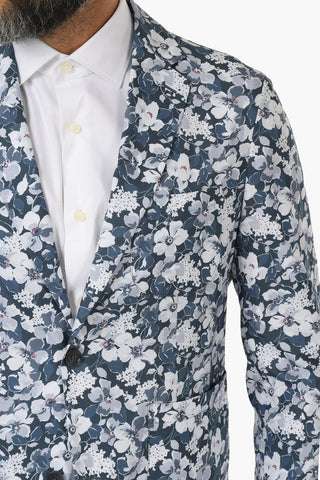 CC COLLECTION floral-print ZEPREJE A center vent blazer