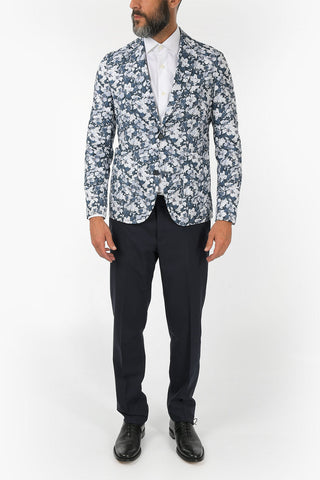 CC COLLECTION floral-print ZEPREJE A center vent blazer