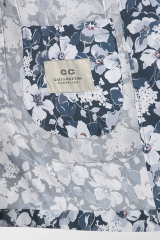 CC COLLECTION floral-print ZEPREJE A center vent blazer