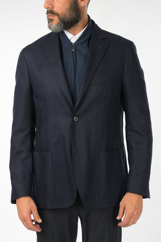 ID silk side vents 2-button IDENTITY blazer