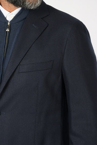 ID silk side vents 2-button IDENTITY blazer