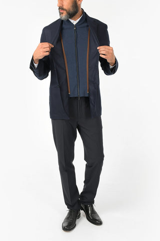 ID silk side vents 2-button IDENTITY blazer