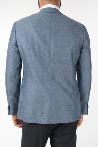 plain herringbone GATE side vents 2-button blazer drop 7R