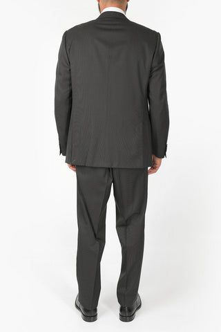 abito 2 bottoni MANTUA chalk stripe due spacchi revers classico