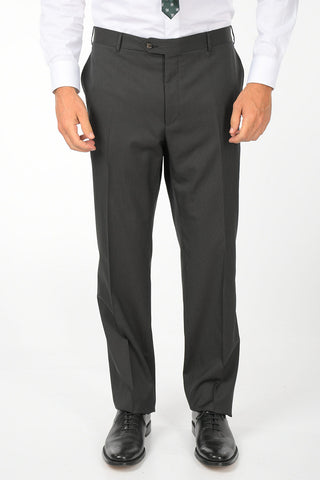 chalk stripe MANTUA side vents notch lapel 2-button suit