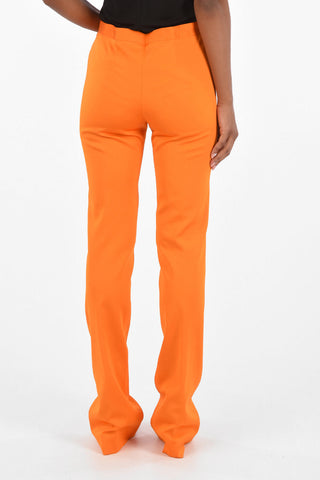 Mid-rise waist bootcut pants