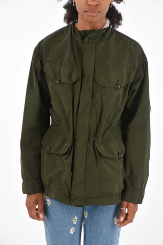 RISOTTO snap button utility fatigue jacket