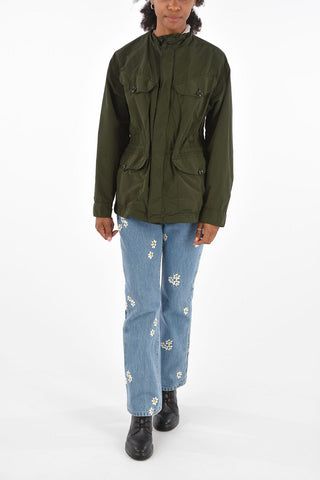 RISOTTO snap button utility fatigue jacket