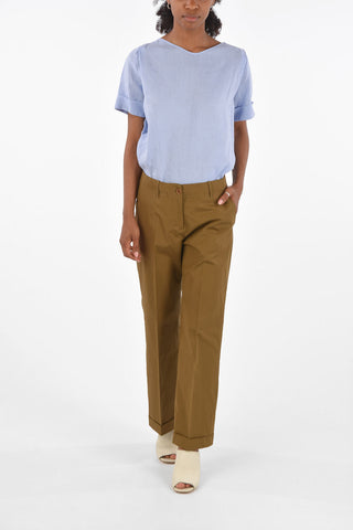 cuffed hem trousers