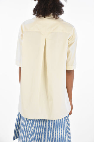 camicia manica 3/4 collo coreana