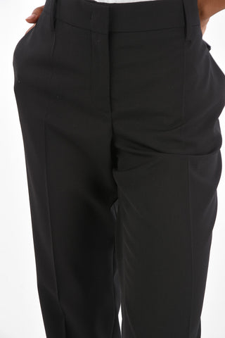 Pantaloni Slim in Lana