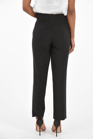 Pantaloni Slim in Lana