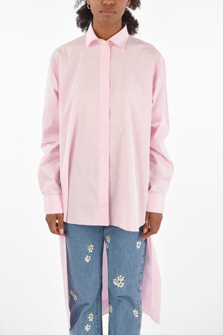 popeline asymmetrical blouse