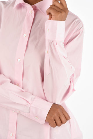 popeline asymmetrical blouse