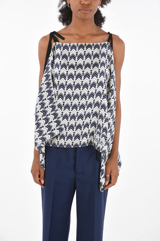 Silk Printed asymmetric top