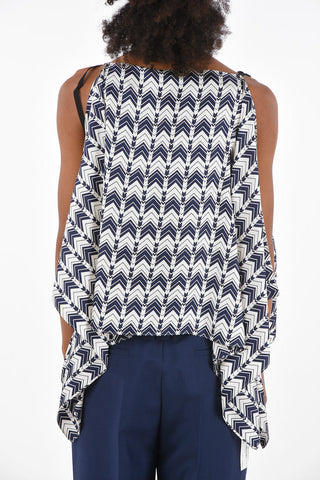 Silk Printed asymmetric top