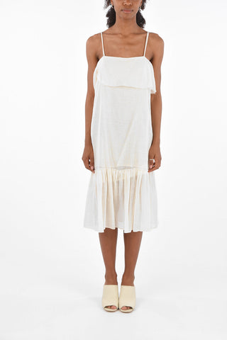 vestito prendisole Garza Voile spaghetti strap