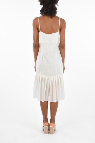 vestito prendisole Garza Voile spaghetti strap