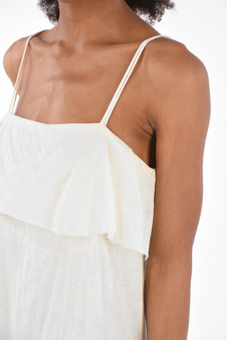 vestito prendisole Garza Voile spaghetti strap