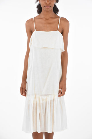 vestito prendisole Garza Voile spaghetti strap