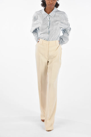 All over logo silk Oversized blouse