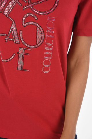 COLLECTION rhinestone embellished t-shirt