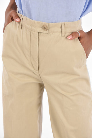 cuffed hem palazzo pants