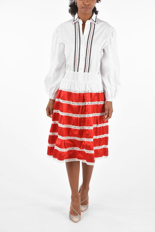 silk below knee  gipsy skirt