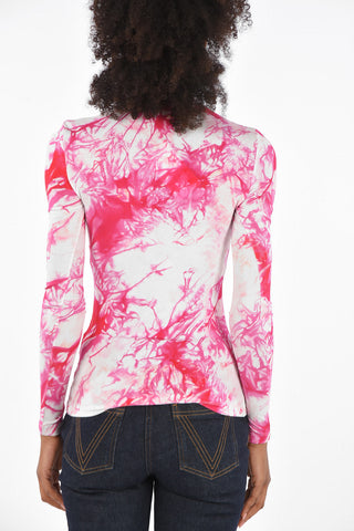 Tie Dye Effect Slim Fit T-shirt