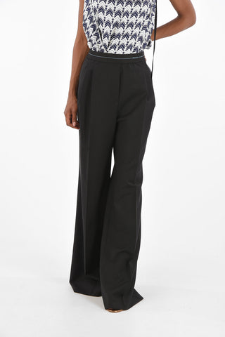 Elastic Wasit Band High-Waist Palazzo Pants