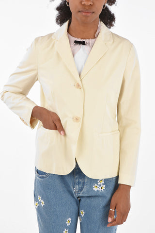 center vent 2-button blazer